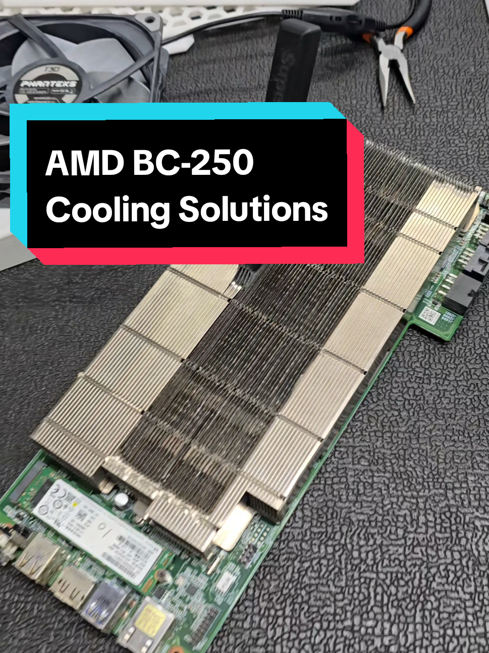 BC-250 cooling solutions with 120mm fans