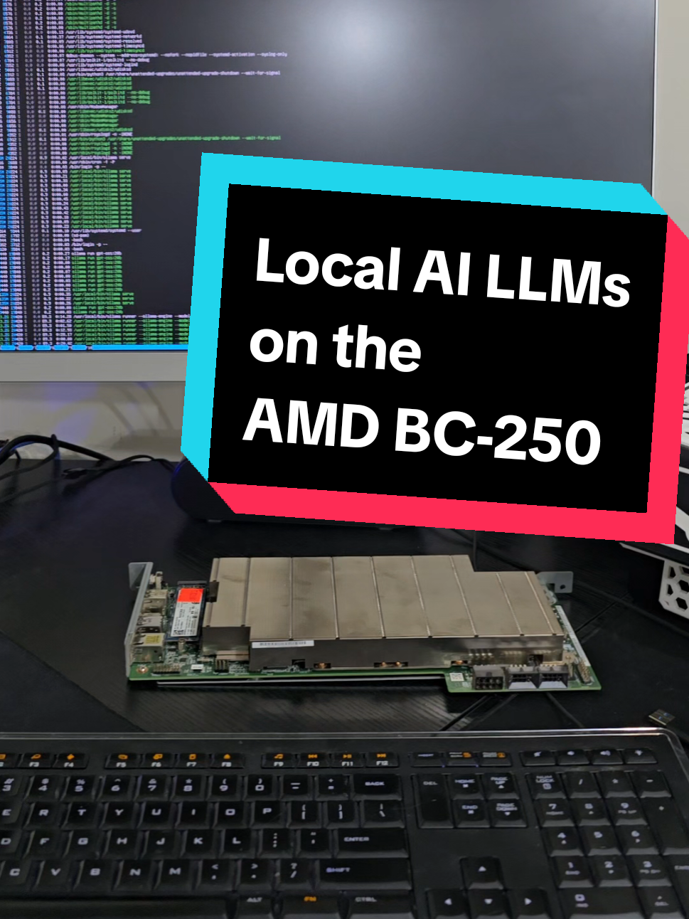 Running local AI LLM on AMD BC-250